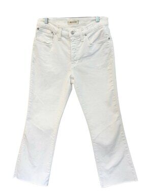 Madewell Cali Demi Bootcut Jeans White 27P Petite